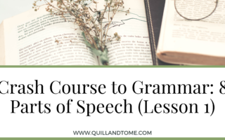 Crash Course to Grammar: 8 Parts of Speech (Lesson 1)