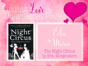 Books with a romantic subplot
The Night Circus, by Erin Morgenstern
Celia and Marco