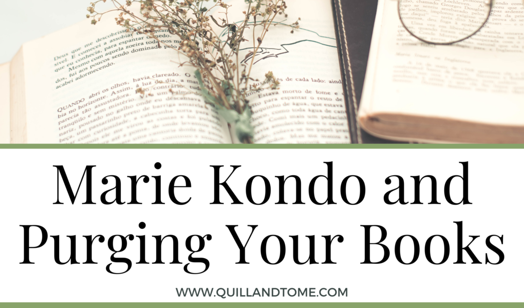 Marie Kondo and Purging Your Books